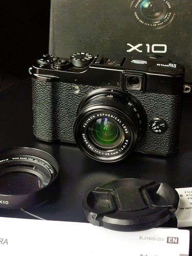 Fujifilm x10 12mp black - fujifilm,
