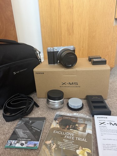 Fujifilm silver camera - fujifilm, x-m5